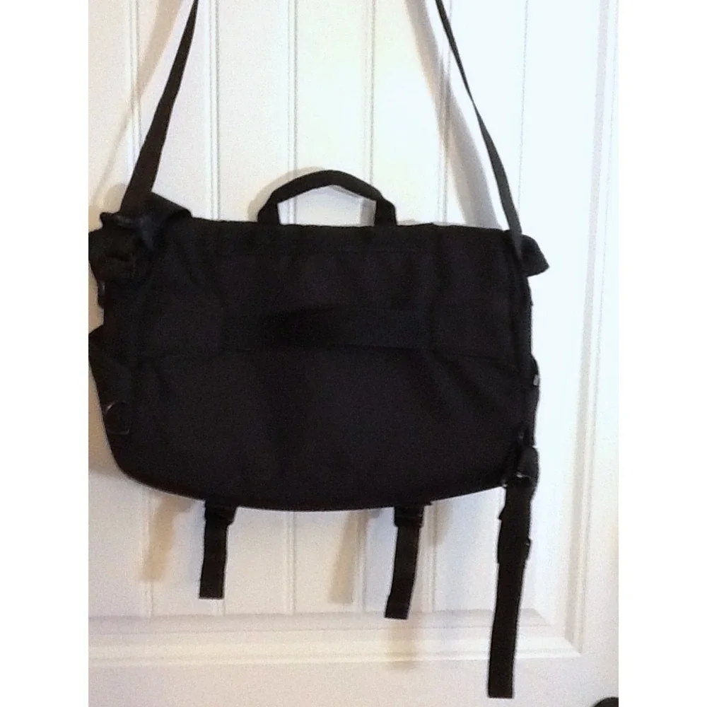 Everki ContemPRO Messenger Bag‎ Black Nylon Laptop Work Briefcase Travel Padded